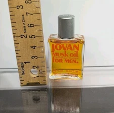 Vintage JOVAN Musk Oil Aftershave For Men .5 fl oz Splash New 1970's
