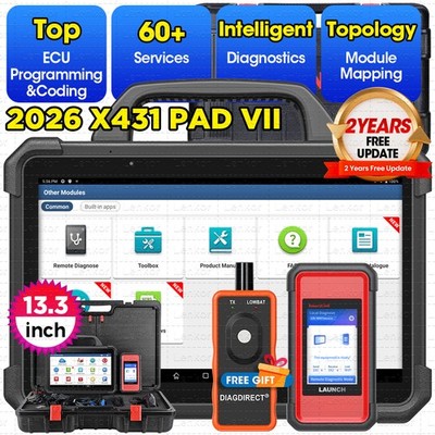 2026 LAUNCH X431 PAD VII ELITE PAD 7 PRO Diagnostic Scan Key Programming Coding