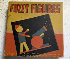 Vintage Fuzzy Figures Game