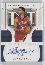 2020 Panini National Treasures Signatures Bronze 1/25 Lonzo Ball #S-LZB Auto 6fs
