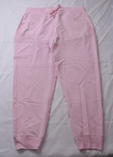 Mandala Women's Solid High Waisted Scrub Joggers EJ3 Misty Rose Size XL NWT