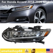 For 2018 2019 2020 2021  HONDA ACCORD LH LED HEADLIGHT LAMP LEFT DRIVER SIDE!