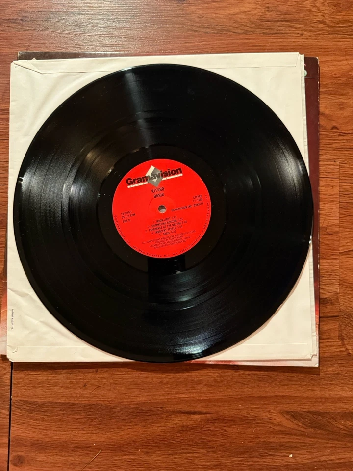 " OASIS " ~ KITARO ~ Lp ~~ Gramsvision 1985 - Image 3 of 4