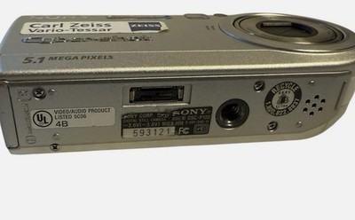 Sony Cyber-shot DSC-P100 5.1MP Digital Camera - Silver for sale