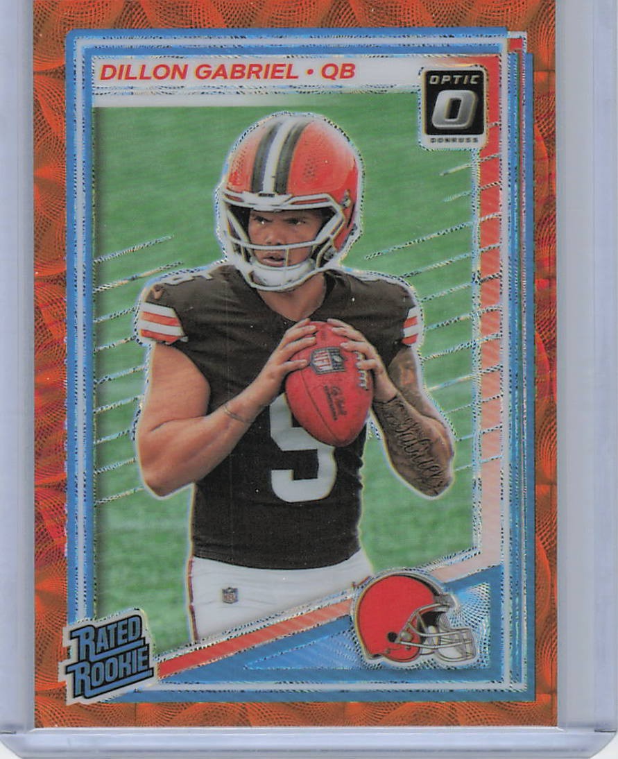 2025 Donruss Optic #263 Dillon Gabriel Orange Scope #/79