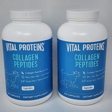 Vital Proteins Collagen Peptides, 360 Capsules per Bottle, Exp 03/2027 2 Pack 