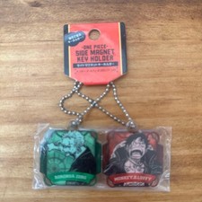 One Piece Luffy Zoro Magnet Keychain Jump Shop Limited New
