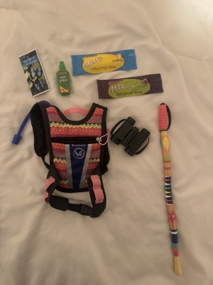 #ad American Girl GOTY 2016 Lea Clark Hiking Accessories Complete EUC $50.00