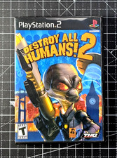 PlayStation 2 Destroy All Humans 2 Custom Case NO Game No Manual