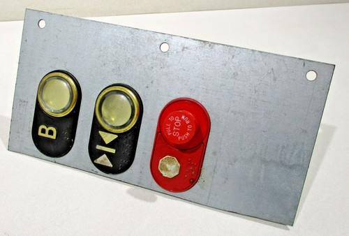 Elevator Button Panel Emergency Stop, Close Door, Basement
