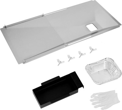 Universal Grease Tray with Catch Pan for Nexgrill 720-0888S 720-0888, Charbroil,