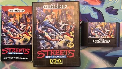 Sega Genesis Streets Of Rage CIB Complete With Manual