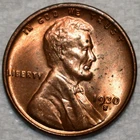 Brilliant Uncirculated 1930-S Lincoln Cent, Cartwheeling, Full-Red specimen.