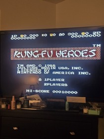 Kung-Fu Heroes Nintendo (NES) Game Cartridge Only, Tested And Works