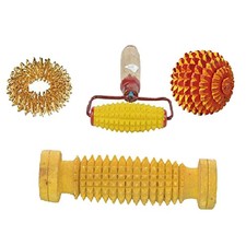 Acupressure Wooden Ball Hand Roller Palm Massager Tools for Body Roller Ring