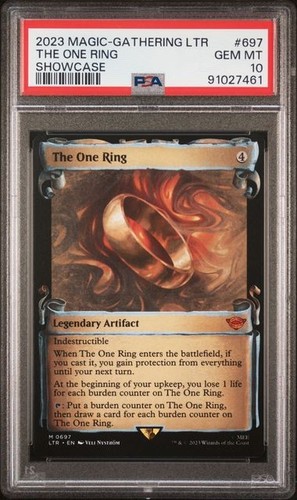 2023 MAGIC-GATHERING THE ONE RING SHOWCASE LTR #697 PSA 10