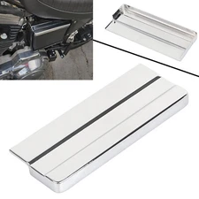 Chrome Metal Battery Top Cover For Harley Super Glide Sportster 1200 XLH1200/883