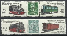 Germany DDR - 1983 4v. MNH  Strips Trains Railways Locomotives