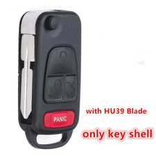 For Mercedes Benz Ml M S Cl Remote Car Key Shell Case Fob Uncut With Hu39 Blade