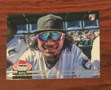 2021 Topps Stadium Club #110 Sixto Sanchez 1991 Design Variation SP Rookie Card