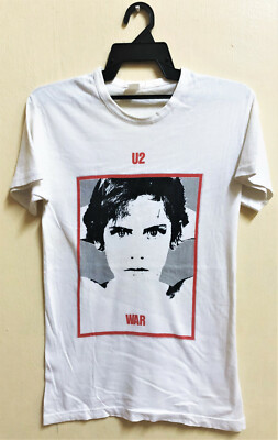 VINTAGE 80s 1983 U2 WAR ROCK NEW WAVE TOUR CONCERT PROMO T-SHIRT 