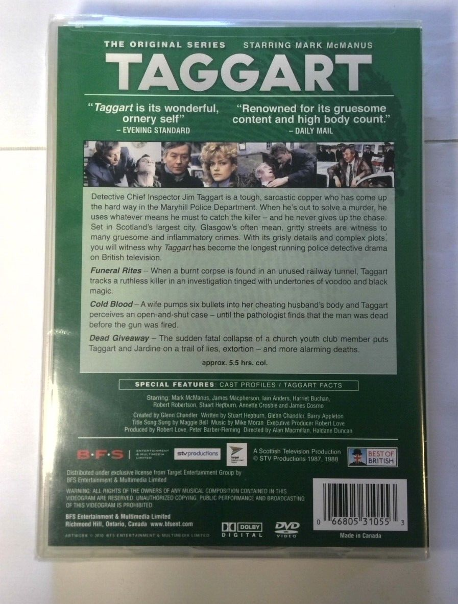 Taggart - Cold Blood Set (DVD, 2011, 3-Disc Set) for sale online