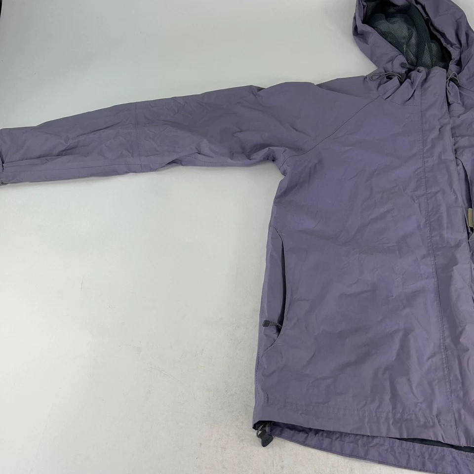 Chaqueta cortavientos ligera Helly Hansen para mujer talla M púrpura con capucha Foto 4 de 4