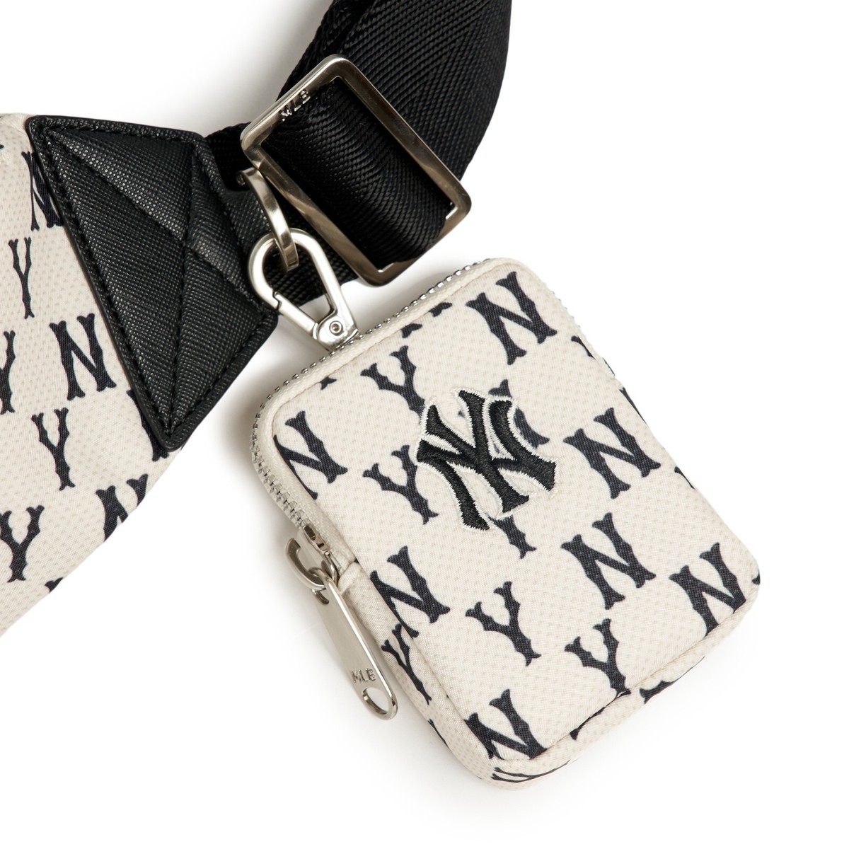 MLB■Diamond Monogram Sportive Waist Bag ■送料込 MLB Monogram New York Yankees Hip Sack NY Logo Waist Bag