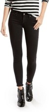 Levi's 267136 Women's 711 Casual Cotton Blend Skinny Jeans Soft Black Size M