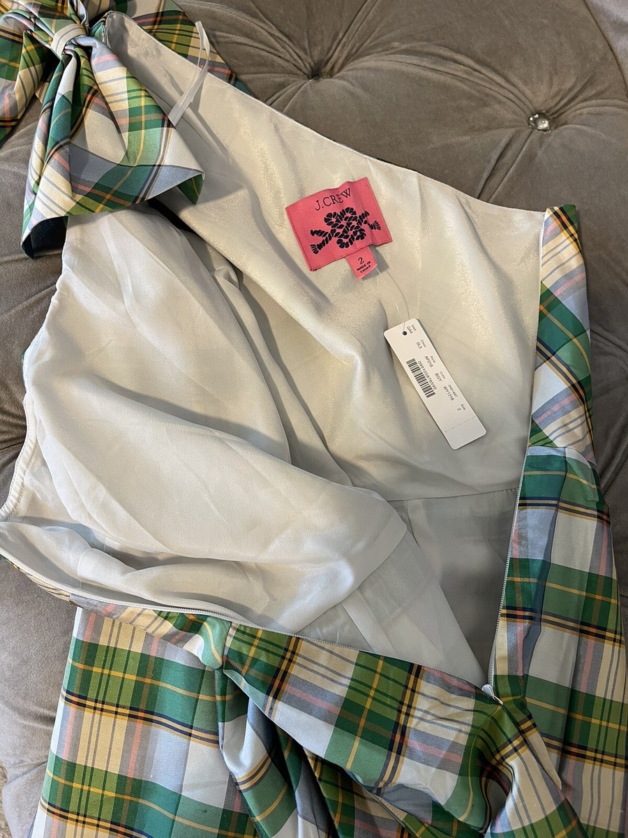 j crew green plaid dress J. Crew | Dresses | Nwt Jcrew Black Watch Tartan Plaid Long Sleeve Dress