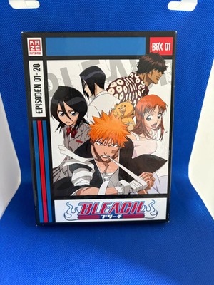 Bleach TV Serie - DVD Box 1 mit den Episoden 1-20 auf 3 DVD's - FSK 16