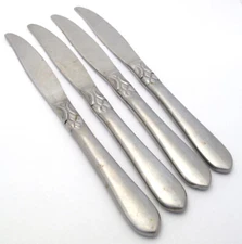 Oneida Simba Dinner Knives Stainless Steel 18/0 Frost Handle Set of Four
