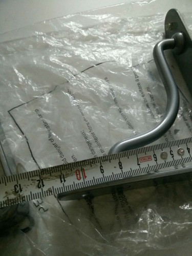 Coppia Staffe acciaio inox Verniciate Argento 14cm - Foto 2 di 6
