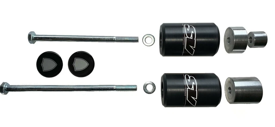 SUZUKI SV 650 2003-2014 - ALMOHADILLAS DE CHOQUE PROTECTORES BOBINAS ALMOHADILLAS DE CAÍDA Foto 4 de 4