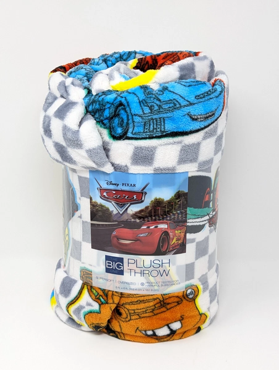 Disneyu0026#039;s Cars The Big One Oversized Super Soft Printed Plush Throw 5x6  | eBay