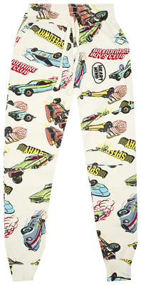     Billionaire Boys Club BBC [891-1101WHT] Speedways WHITE SWEATPANTS