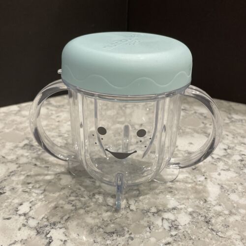 Replacement Magic Bullet Baby Bullet Short Cup With Blue Lid - 第 1/8 張圖片