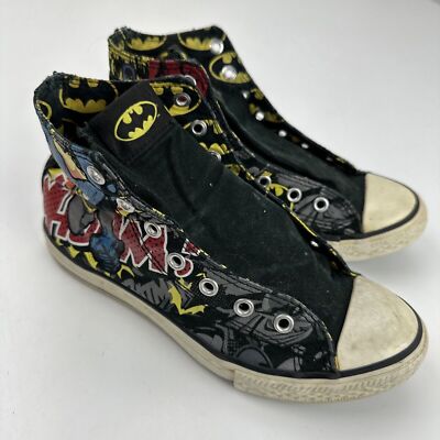 Converse All Star Batman Youth Shoes Size DC Comics 334537F