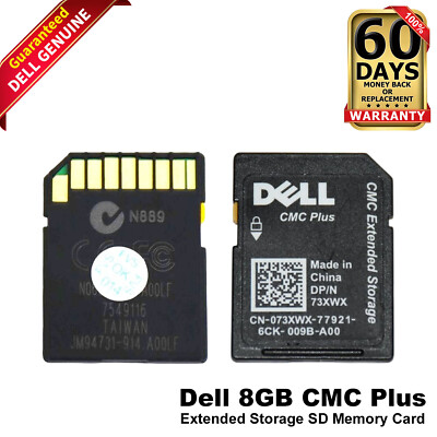 Dell 8GB CMC Plus Extended Storage SD Memory Card - 73XWX
