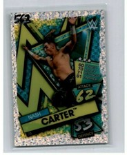 2021 Topps WWE Chrome Slam Attax  Nash Carter Speckle  Refractor   #73