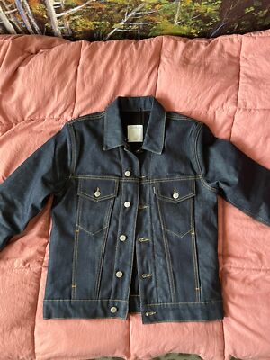Sandro Paris Raw Denim jacket Mens Size Small