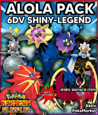 ALOLA PACK ✨ SHINY 6DV ✨ Pokemon Karmesin und Purpur Lvl 100 B1G1 FREE!