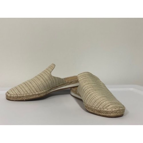 Lucky Brand Revea Canvas Espadrille Flat Slides Beige/Khaki Size 5.5 - Picture 2 of 11
