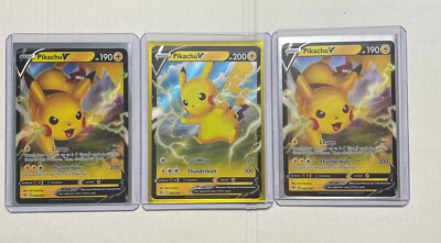 2 Pokémon TCG Pikachu V Vivid Voltage 043/185 Holo Ultra Rare/ 1