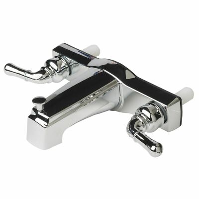 Ultra Mobile Home 8'' Chrome Tub & Shower Faucet w/Lever Handles (Plastic