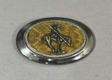 American Indian Chief Horse Rider Belt Buckle Made in USA