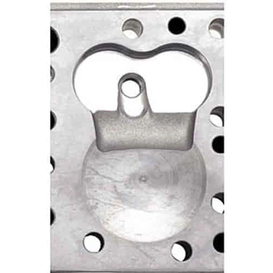 Par de culatas planas de aluminio Ford/Mercury Edelbrock 1125 1939-48 Foto 3 de 3