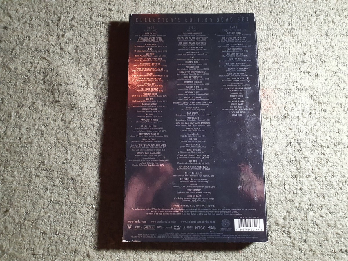 AC/DC Plug Me In DVD 3-Disc Collectors Edition Set | eBay