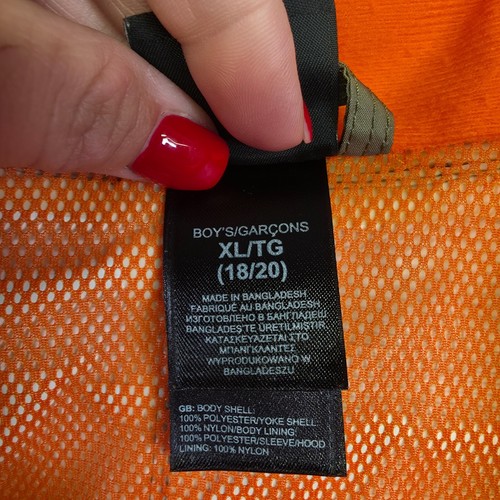 Chaqueta cortavientos The North Face para niños XL HyVent camuflaje Gorpcore senderismo al aire libre - Imagen 21 de 24