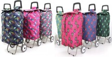 Extra Large Wheel Shopping Trolley Light Weight Strong Folding Cart Shopper